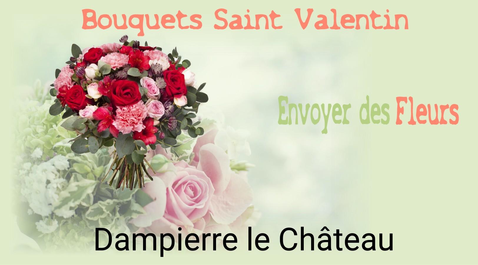 Roses de Saint-Valentin livrées à Dampierre-le-Château